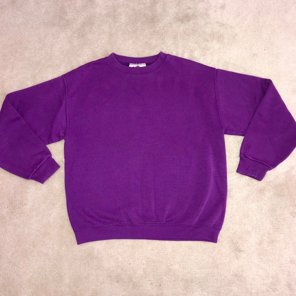 4/$25 - Girls Purple Crewneck Sweatshirt Sweater